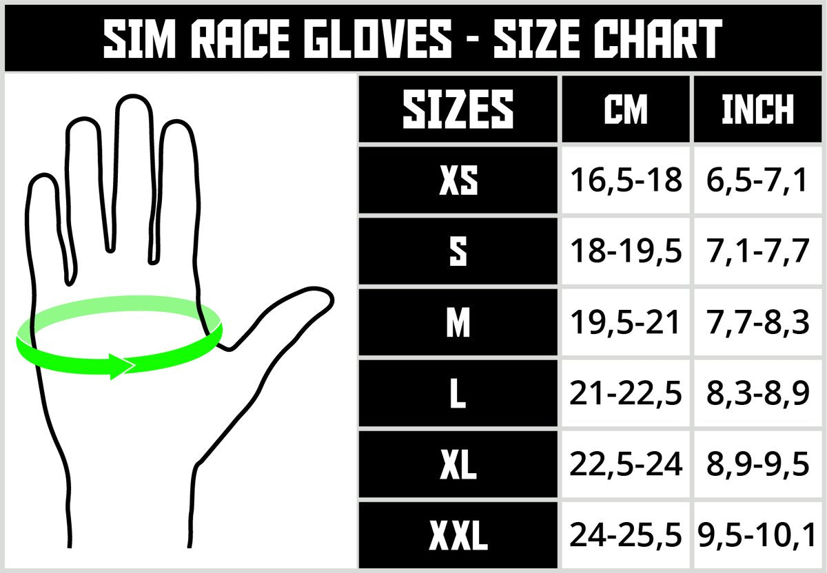 SIM-Race-Handschuhe – Ultra Grip – SICHER